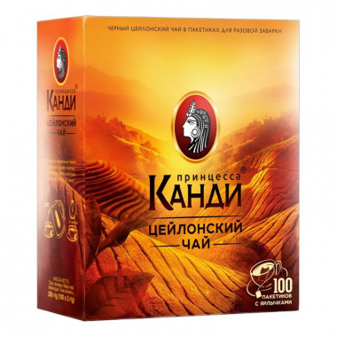 Чай Канди цейлонский черный 100пак. 200г