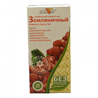 Напиток чайный Тиавит Земляничный 1,8г*20пак