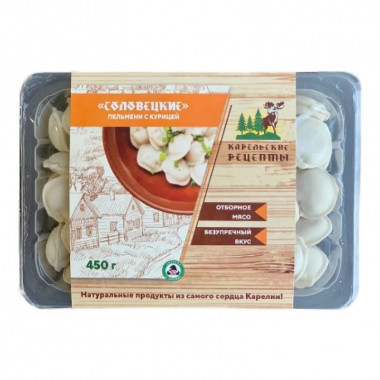Пельмени Карельские рецепты Куриные сочные 450г