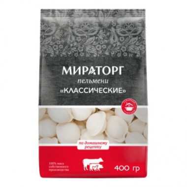 Пельмени Мираторг Классические 400г