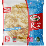 Лепешка Роти пшеничная слоеная замороженная 450г 5шт*90г