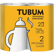 Полотенца бумажные Соффион Тубум 2-х слойные 2 рулона Полотенца бумажные Соффион Тубум 2-х слойные 2 рулона