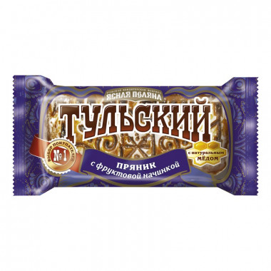 Пряник Ясная поляна Тульский с фруктовой начинкой 130г