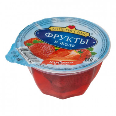 Желе Аппетиссимо клубника 150г
