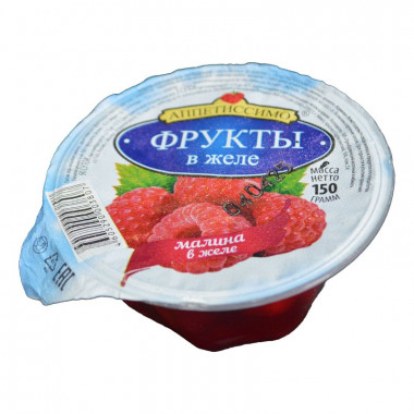 Фрукты Аппетиссимо в желе малина 150г