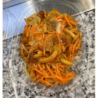 Салат из моркови с грибами по-корейски кг
