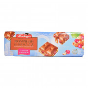 Шоколад Победа с лесным орехом и изюмом молочный 250г