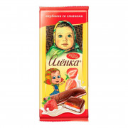 Шоколад Аленка молочный клубника со сливками 87г