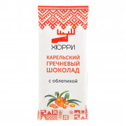 Шоколад Мастерская Хюрри гречневый с облепихой 80г