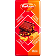 Шоколад РотФронт с арахисом и вафельной крошкой 75г Шоколад РотФронт с арахисом и вафельной крошкой 75г