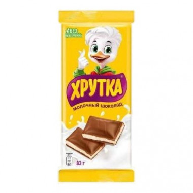 Шоколад Хрутка Фрутти Фан молочный с хрустящими шариками 82г