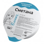 Сметана Олонецкий мк жир.15% 190г