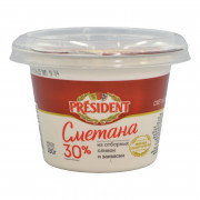 Сметана Президент 30% 180г Сметана Президент 30% 180г