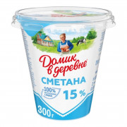 Сметана Домик в деревне 15% 300г