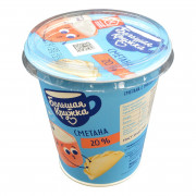 Сметана Большая кружка 20% 300г