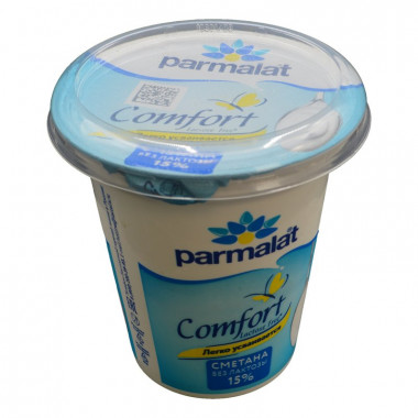 Сметана Пармалат Комфорт безлактозная 15% 300г