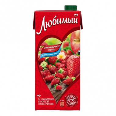 Напиток Любимый земляничное лето 0,95л