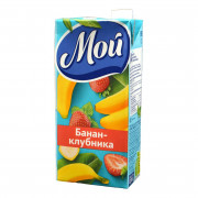 Нектар Мой бананово-клубничный неосветленный 0,95л