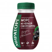 Морс Мираторг из черной смородины 370мл