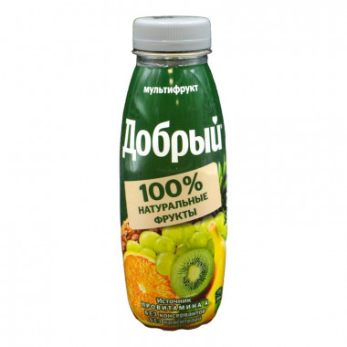 Нектар Добрый мультифруктовый 0,3л ПЭТ