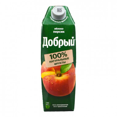 Напиток Добрый персик яблоко 1л
