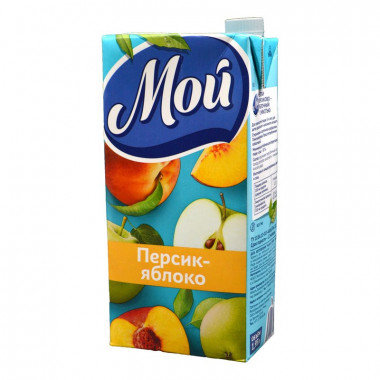 Нектар Мой персик-яблоко 1,93л