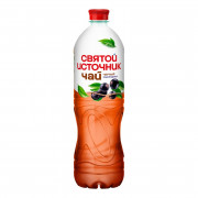 Напиток Святой источник безалкогольный черный чай со вкусом смородины 1л ПЭТ