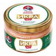 Икра Санта-Бремор деликатесная с копченым лососем 180г