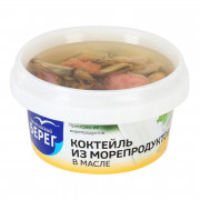 Коктейль Балтийский берег из морепродуктов в масле 210г