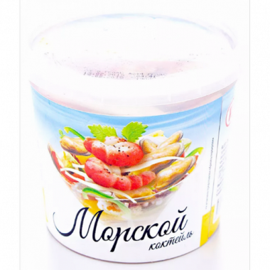 Коктейль Вичи из морепродуктов с креветками в рассоле 400г