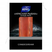 Сельдь Балтийский берег Красная рыбка филе 200г Сельдь Балтийский берег Красная рыбка филе 200г