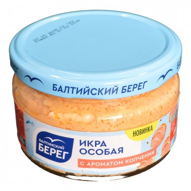 Икра Балтийский берег Особая с/с в соусе с ароматом копчения 180г