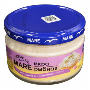 Икра Балтийский берег Маре рыбная с кальмаром в чесночном соусе 165г