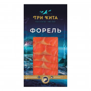 Форель Три кита ломтики с/с в/у 100г
