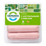 Сосиски Окраина с натуральными сливками 350г Сосиски Окраина с натуральными сливками 350г