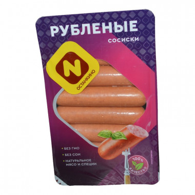 Сосиски Останкино Рубленые ц/о 360г