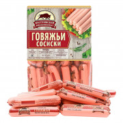 Сосиски Костромской МК Говяжьи ГОСТ 1кг Сосиски Костромской МК Говяжьи ГОСТ 1кг