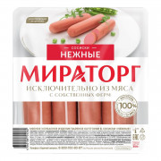Сосиски Мираторг Нежные 350г Сосиски Мираторг Нежные 350г