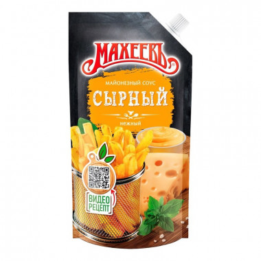 Соус майонезный Махеев сырный 200мл дой-пак