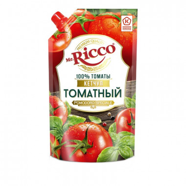 Кетчуп Mr. Ricco томатный 300г дой-пак