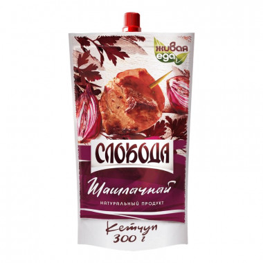 Кетчуп Слобода шашлычный 300г дой-пак