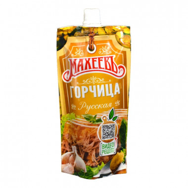 Горчица Махеев русская 140г дой-пак