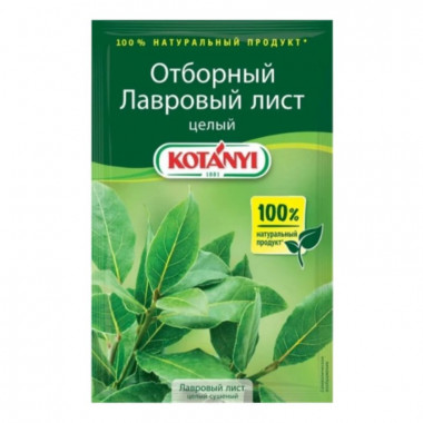 Приправа Котани лавровый лист целый сушеный 5г
