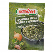Приправа Котани Ароматные травы с луком и чесноком 20г пакет