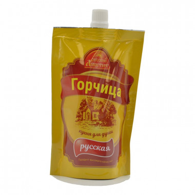 Горчица Русский аппетит Русская 120г дой-пак