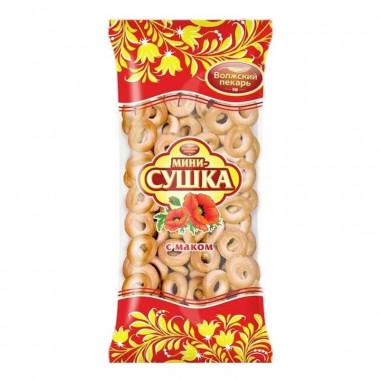 Сушки-мини Волжский пекарь Маковая 180г