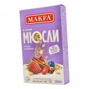Мюсли Макфа 5 злаков ягоды и корица 200г
