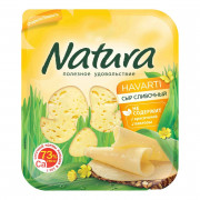 Сыр Натура сливочный 45% 300г нарезка