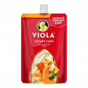 Сыр Виола плавленый четыре сыра 45% 180г дой-пак