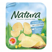 Сыр Натура легкий 16% 300г нарезка